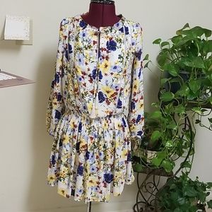 Banana Republic Long Sleeve Floral Dress Size XS